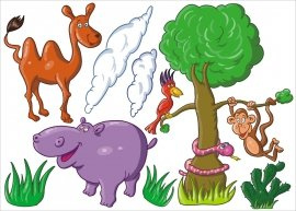 AFRYKA  S  - 70 x 50 cm.