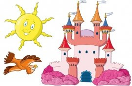 ZAMEK  S  - 70 x 50 cm.