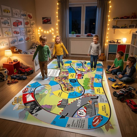 Wielki wyścig GRA  137 x 90 cm