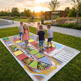 Wycieczka rowerowa.  GRA  XL - 240  x 137 cm.