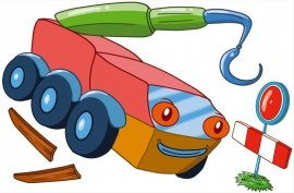 DŹWIG  S  - 70 x 50 cm.