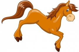 KONIK  S  - 70 x 50 cm.