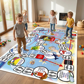 Wyprawa po SKARB.  GRA  XL - 240  x 137 cm.