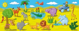 Safari  XL - 250 x 100 cm.