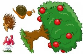 JABŁONKA   S  - 70 x 50 cm.