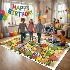 Urodziny Osiołka GRA XL - 240 x 137 cm.